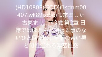 (HD1080P)(SOD)(1sdnm00407.wk89sopo)に来ました。古東まりこ 43歳 第2章 日常ではほとんど関わる事のないひと回り以上年下の若い男と母性溢れる濃密性交